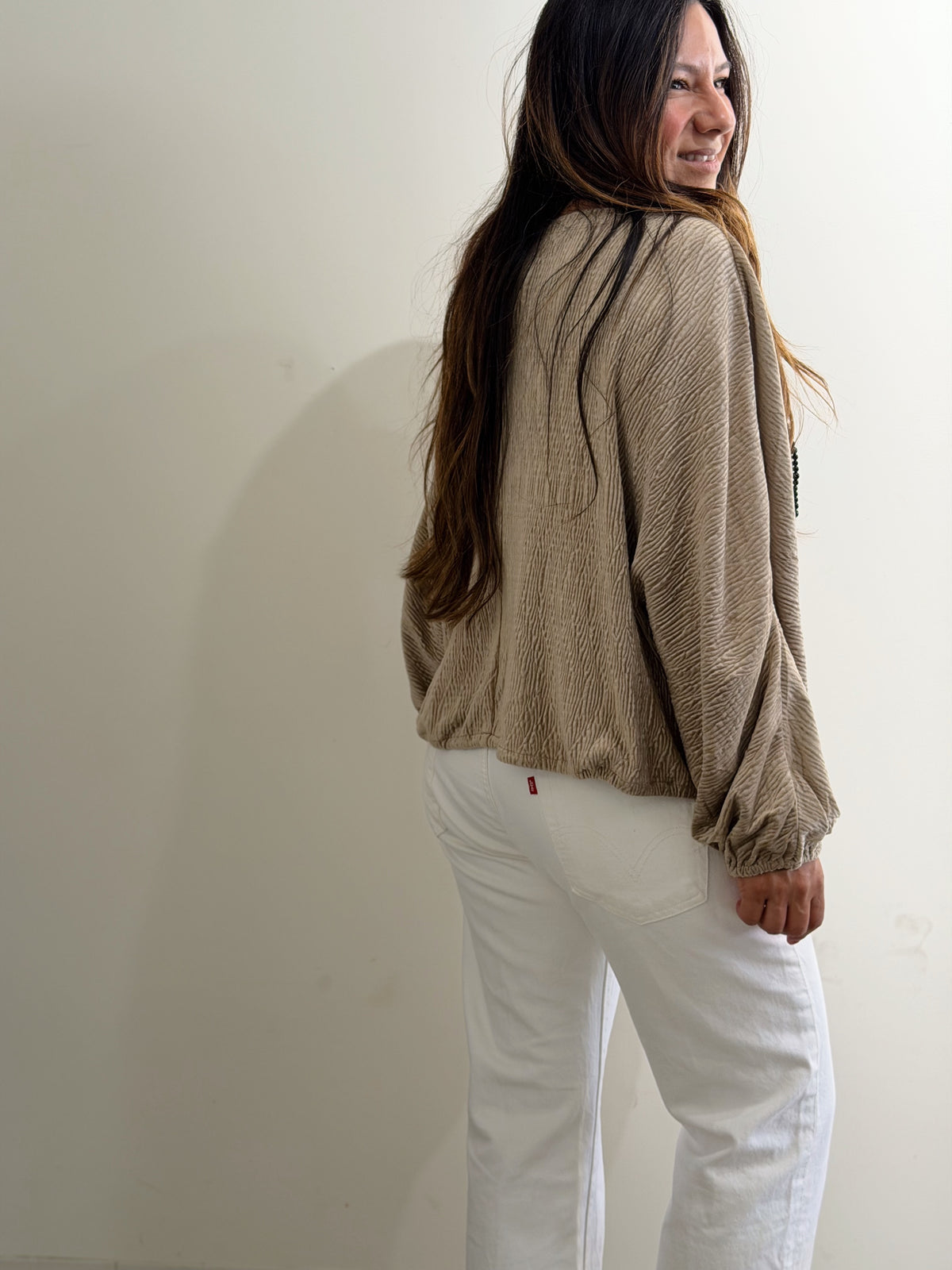 VELVET BLOUSE
