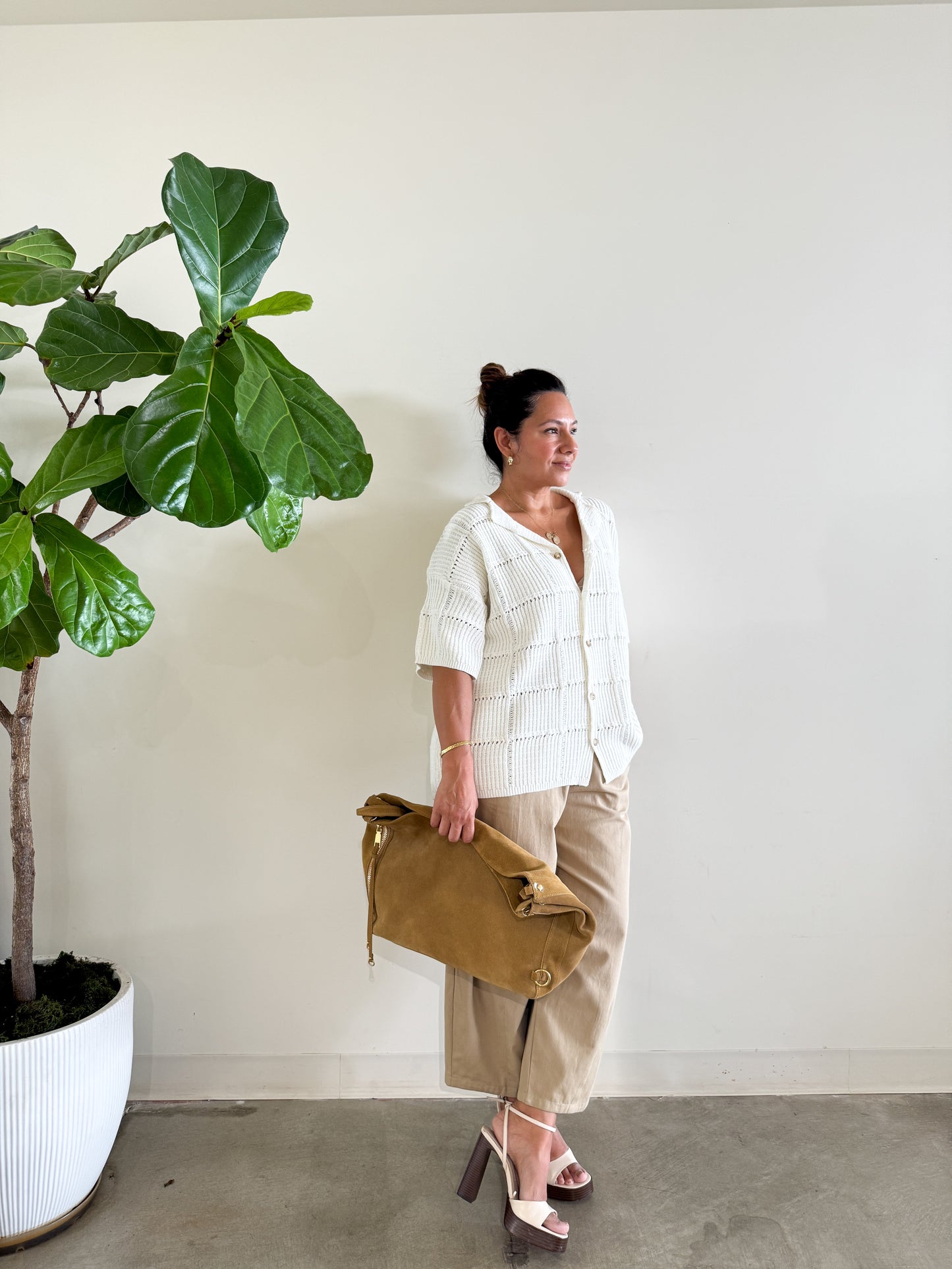 Patty Knit Button Down