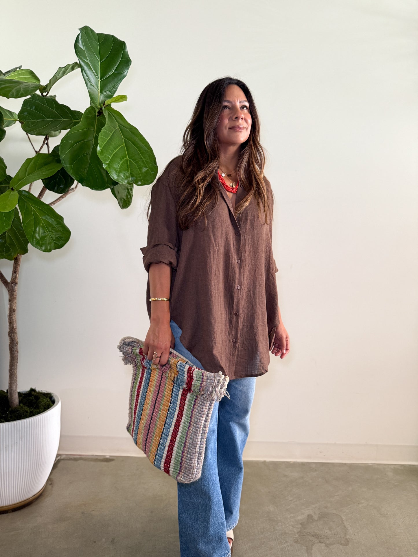 Lowel Oversized Button Down
