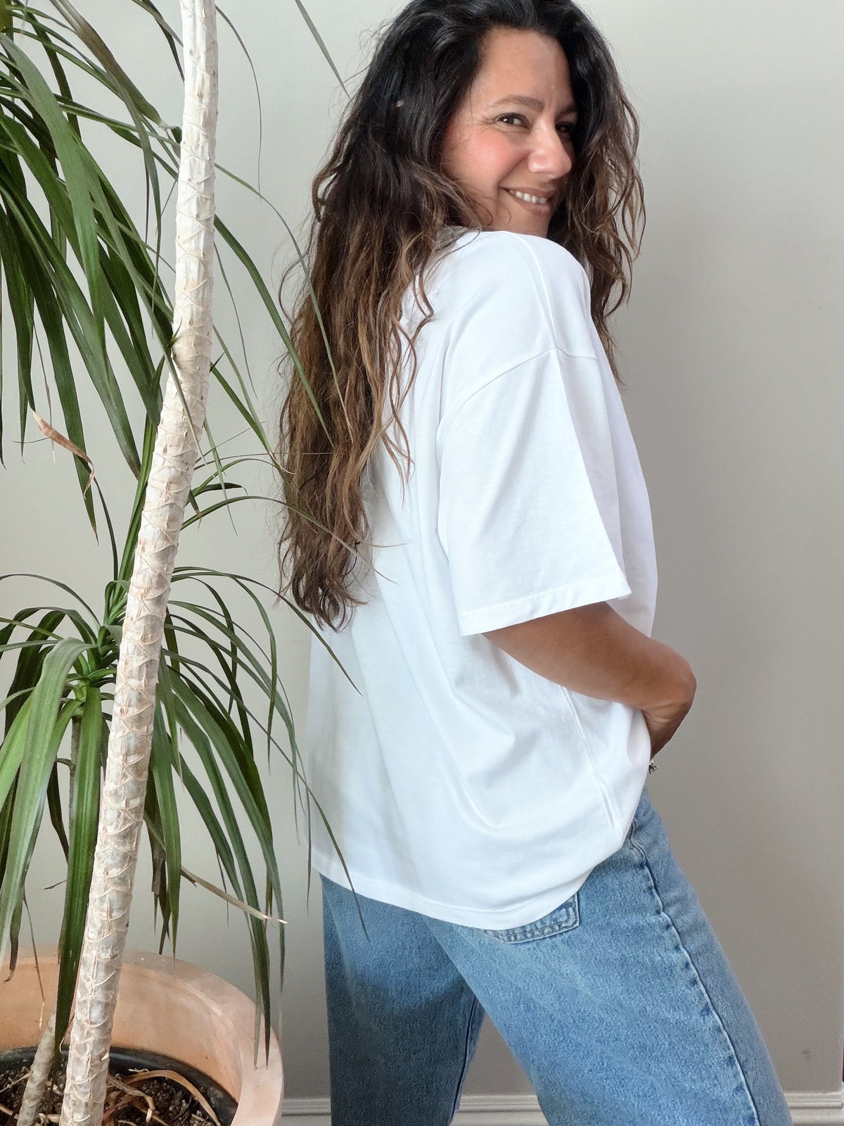 COTTON OVERSIZED TEE