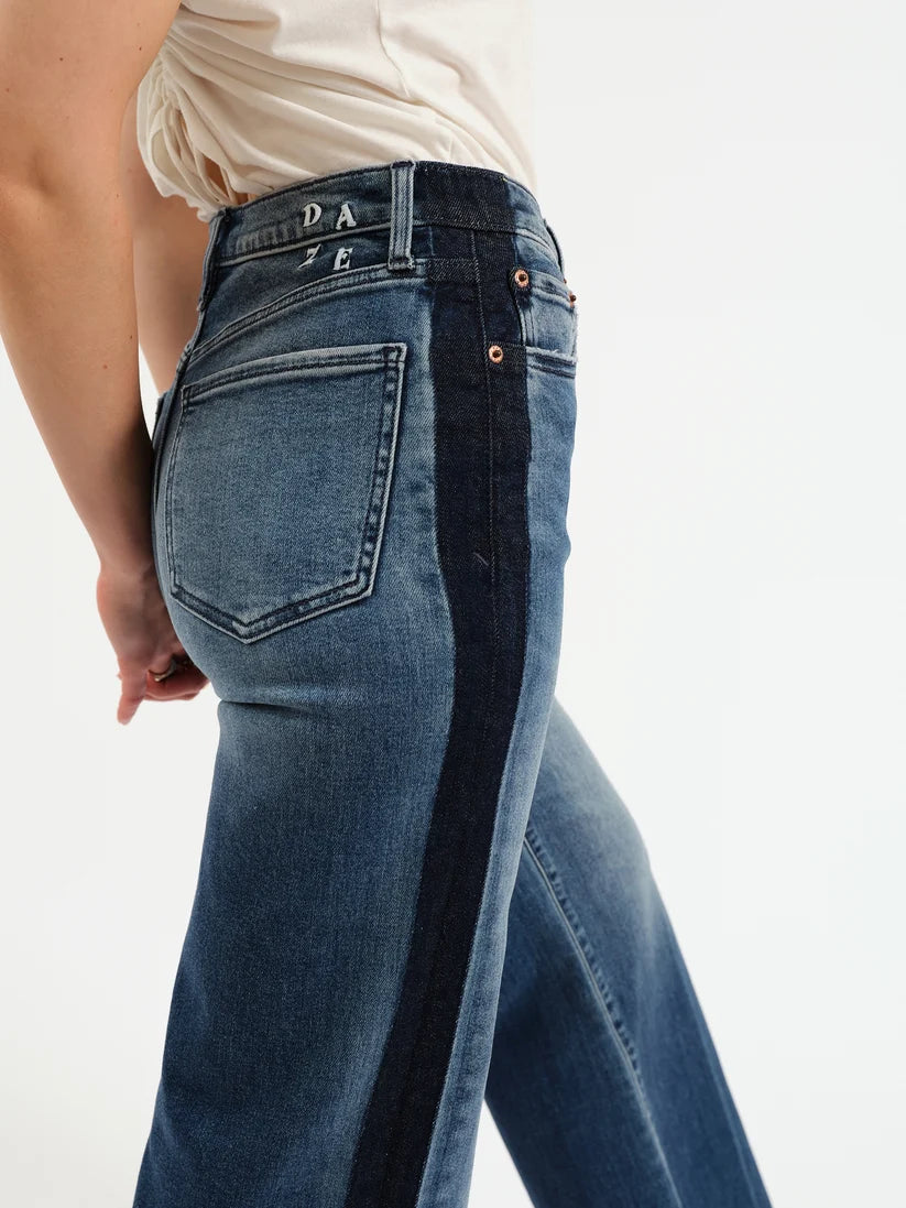 FAR OUT HIGH RISE TUXEDO BY DAZE DENIM