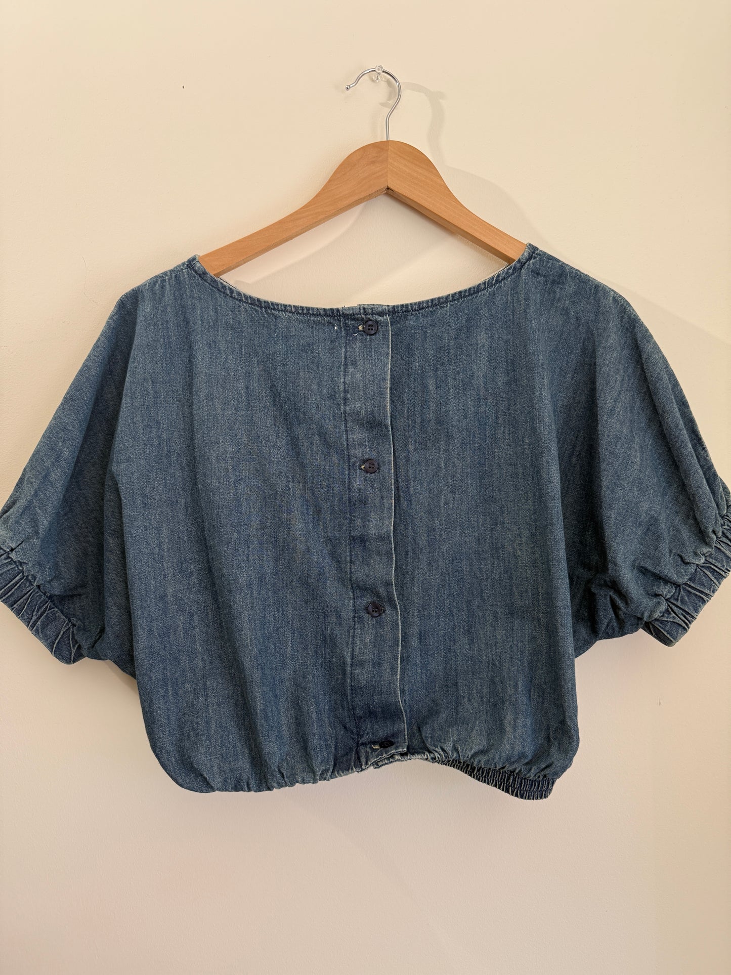 Lorenza Denim Top
