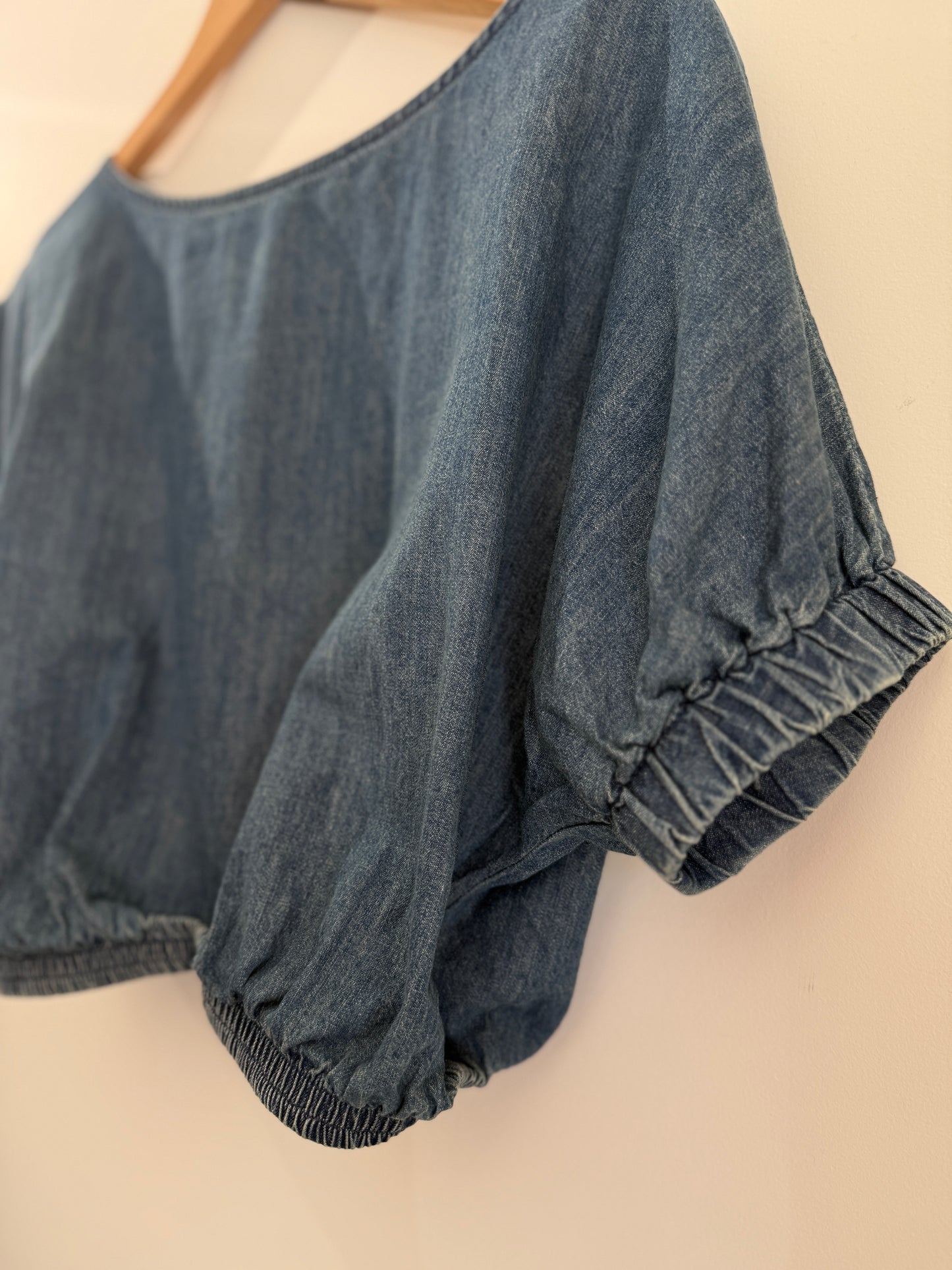 Lorenza Denim Top