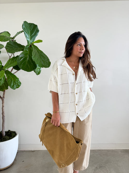 Patty Knit Button Down