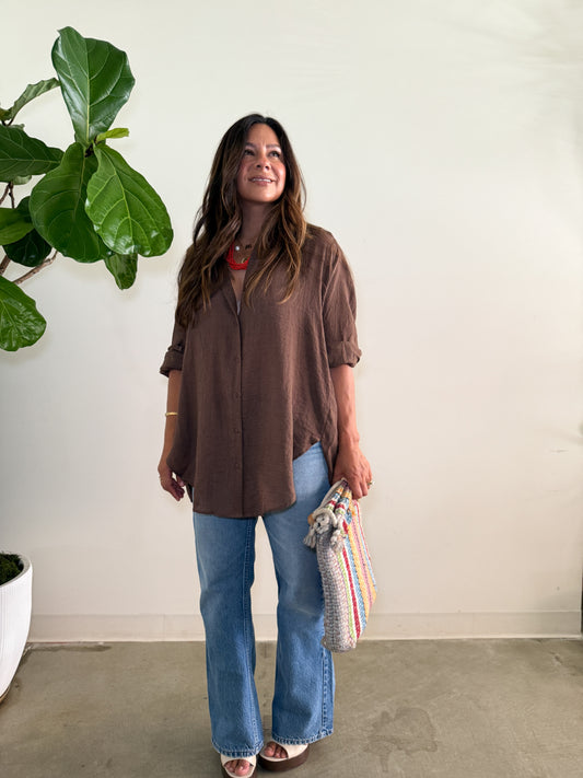 Lowel Oversized Button Down