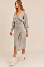 Load image into Gallery viewer, Luna Wrap Knit Dress
