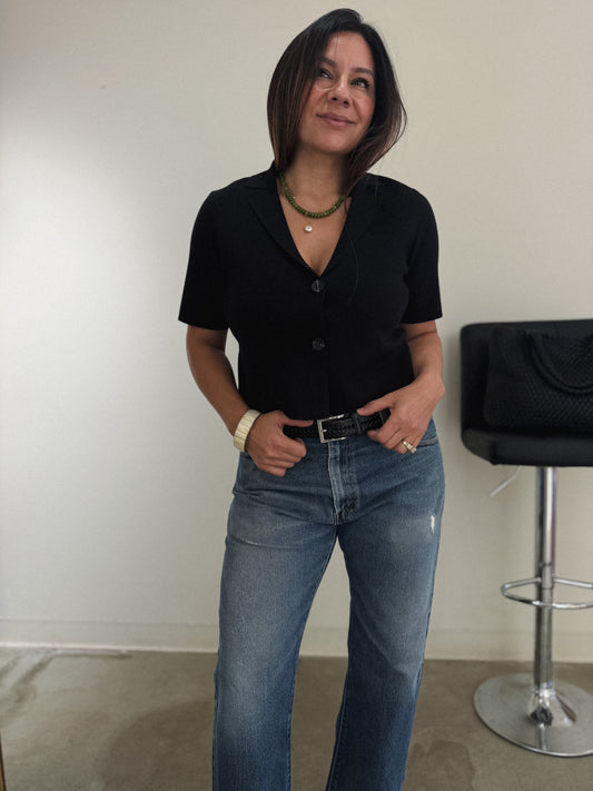 Easy Cropped Button Down