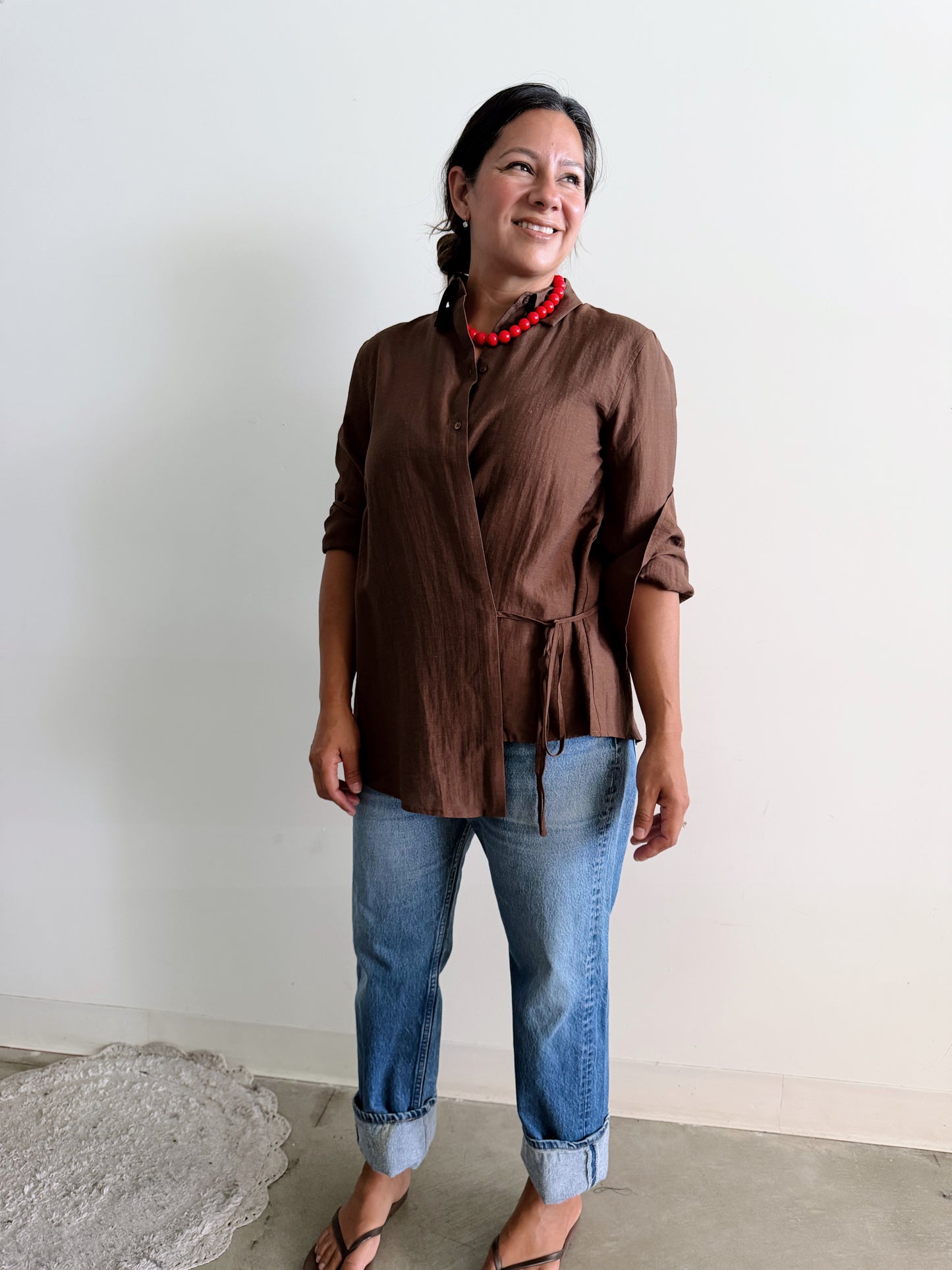 Mariela Wrap Blouse