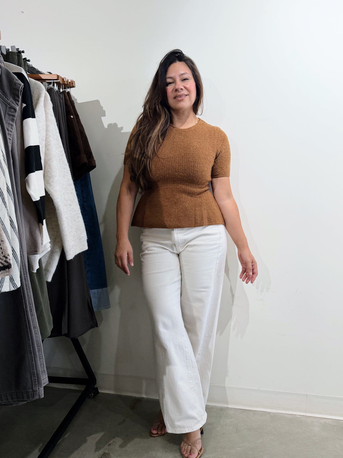 GINGER PEPLUM SWEATER