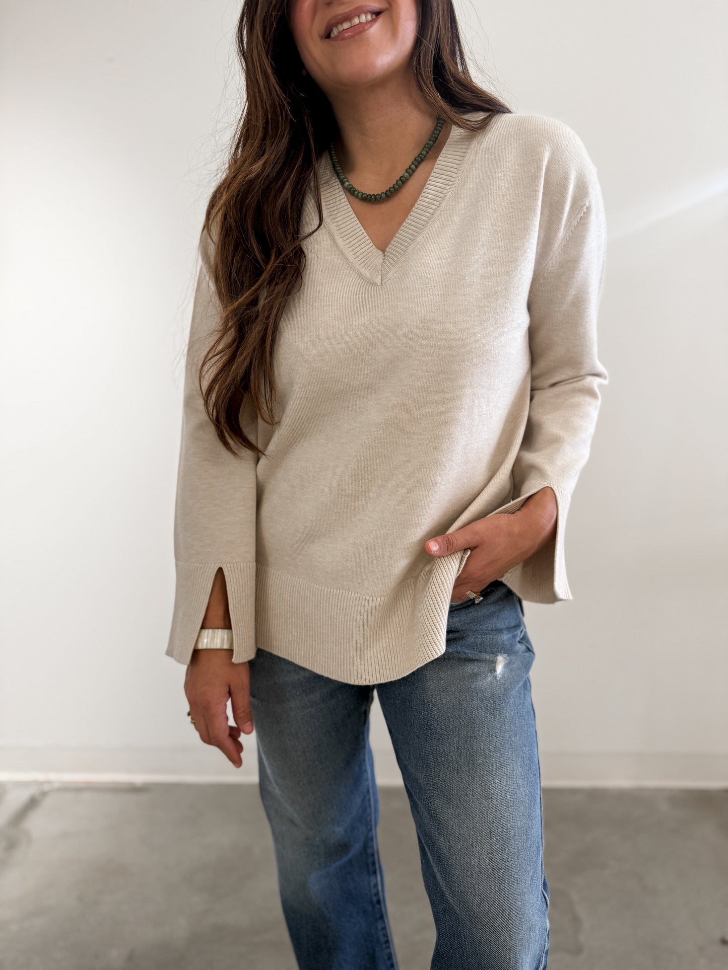Cozy Classic V Neck