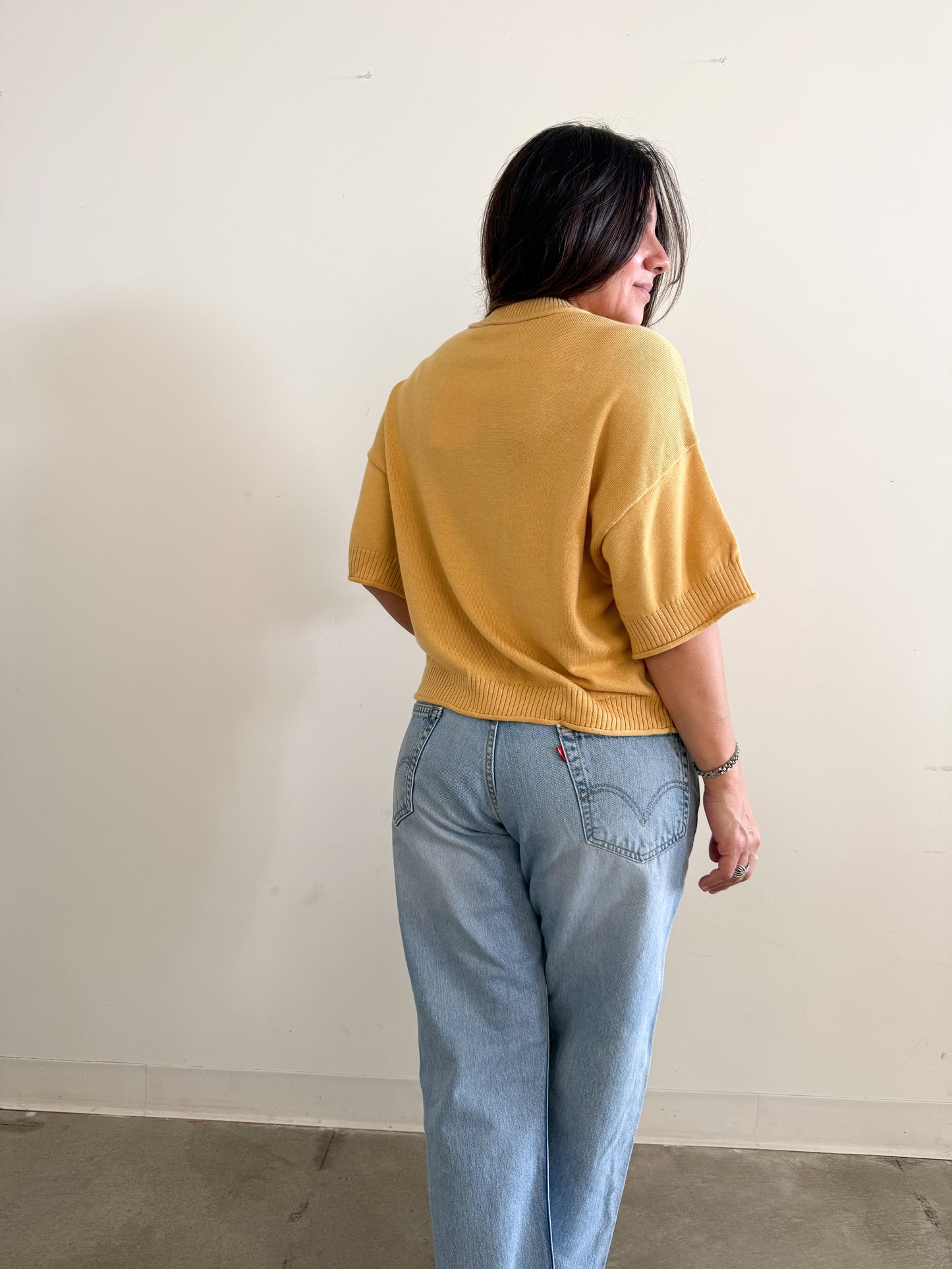 Knit Round Neck Top