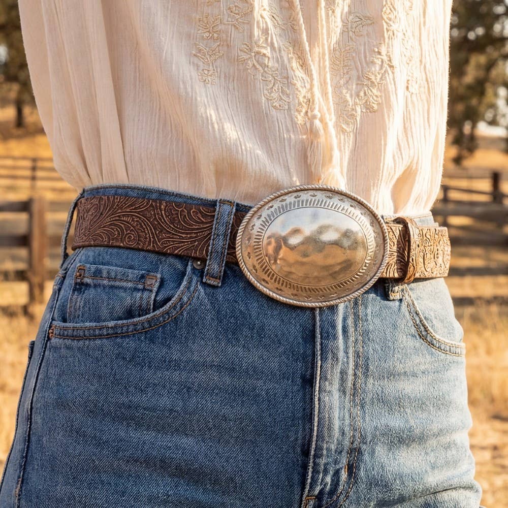 OVAL WESTERN BELT