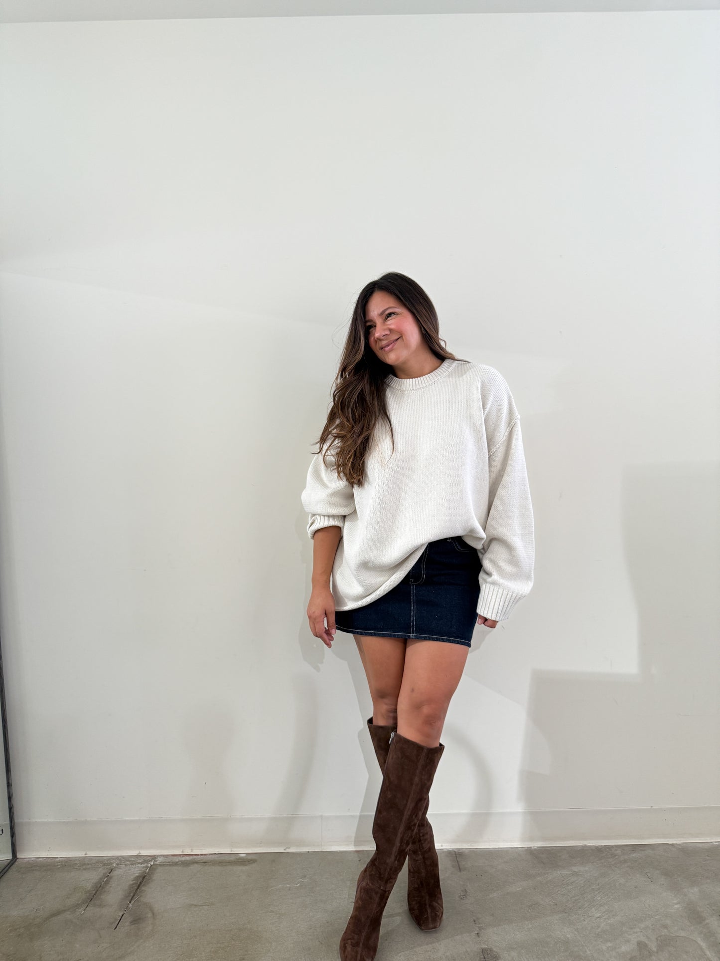 Addie Denim Mini Skirt