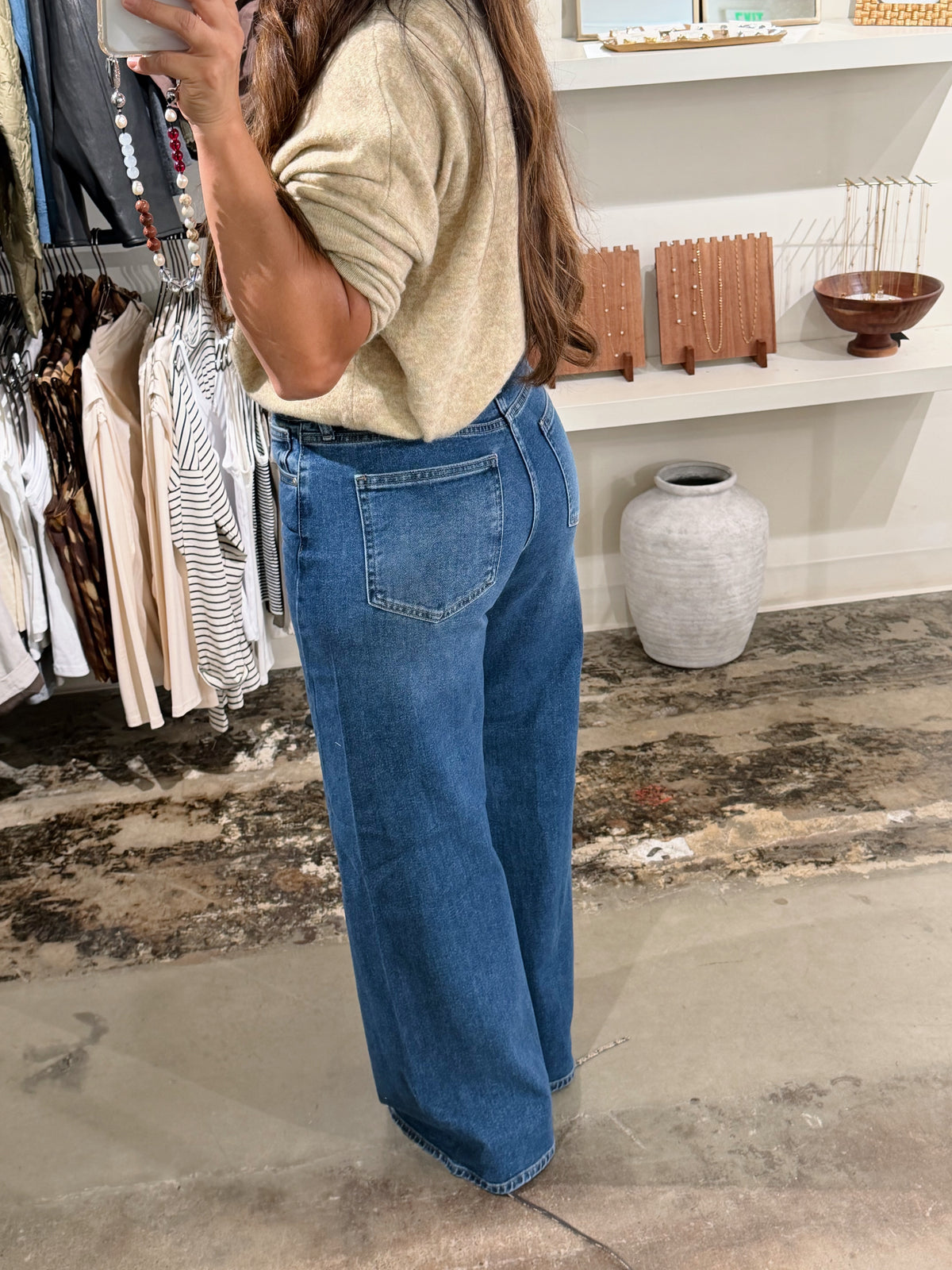 THEO TWISTED SEAM JEAN