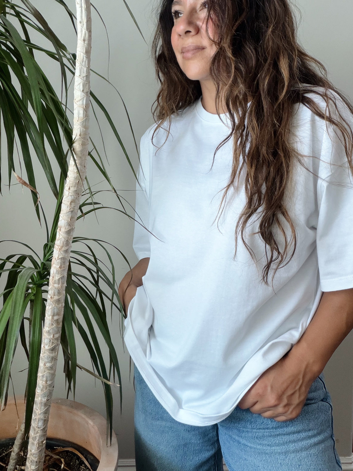 COTTON OVERSIZED TEE