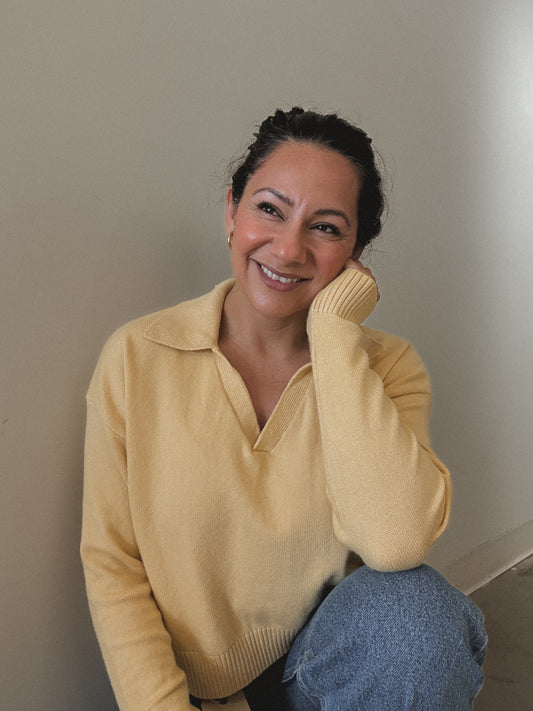 Mara Knit Collar Sweater