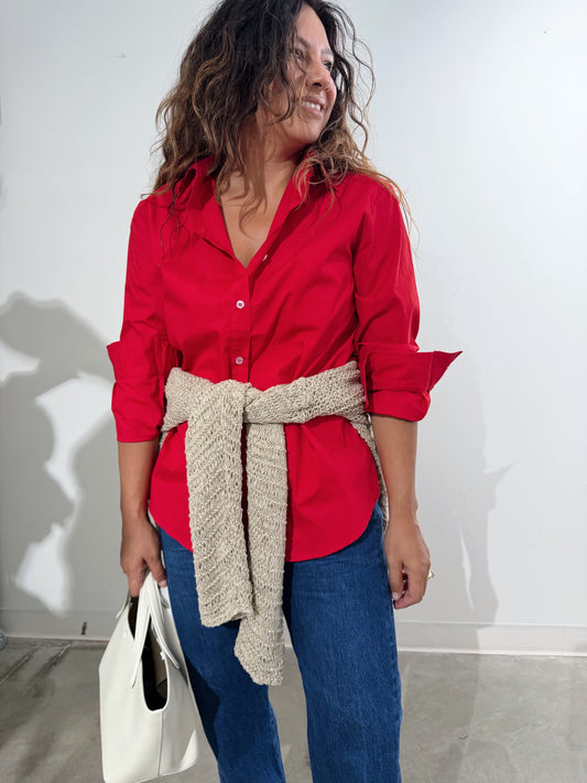 NELL COTTON BUTTON UP