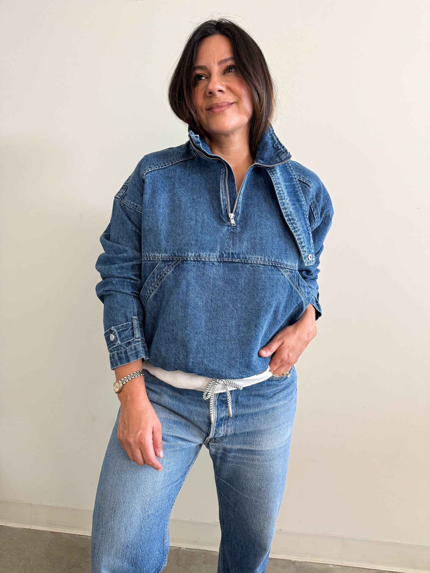 Drawstring Pullover
