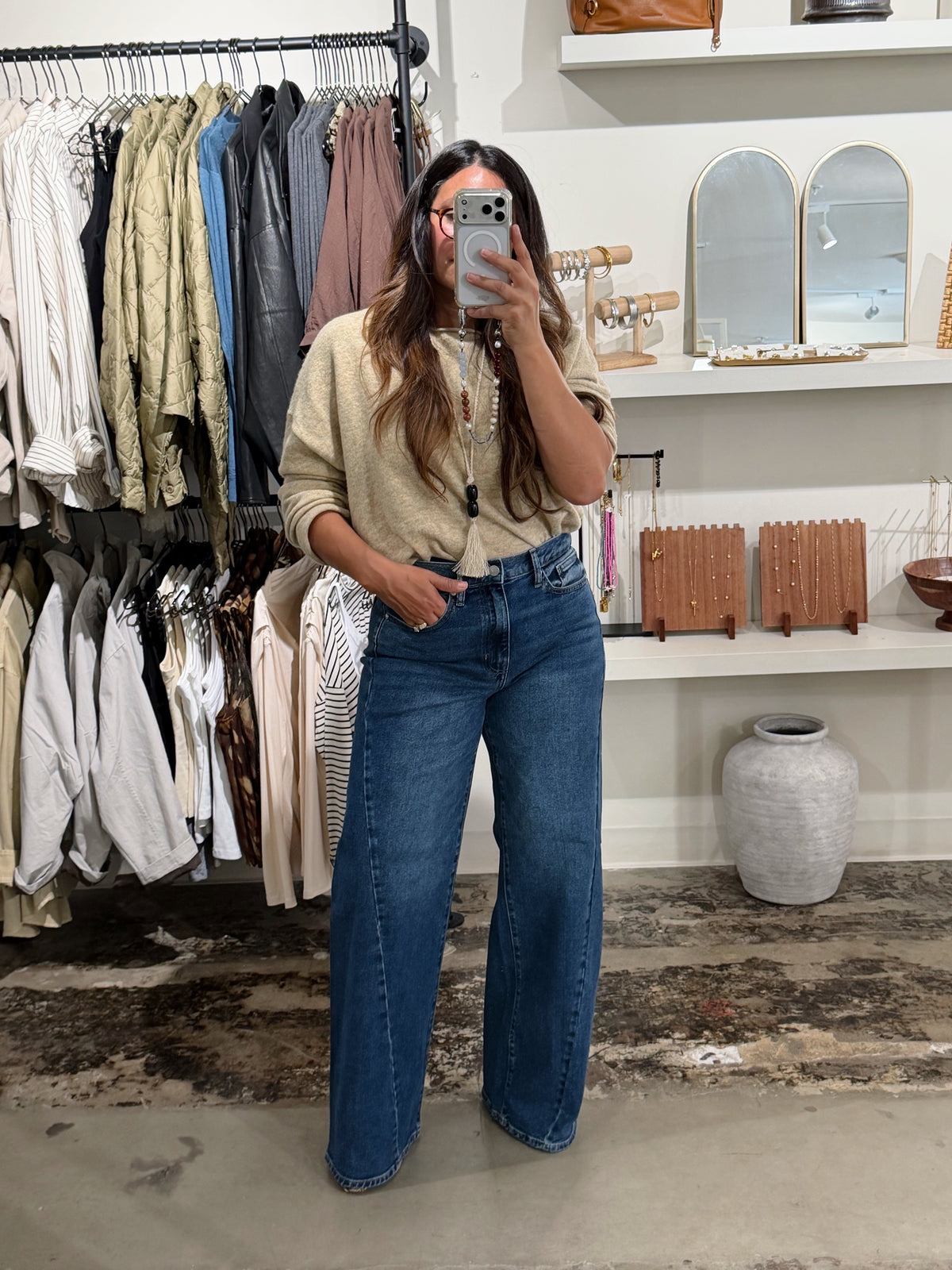 THEO TWISTED SEAM JEAN