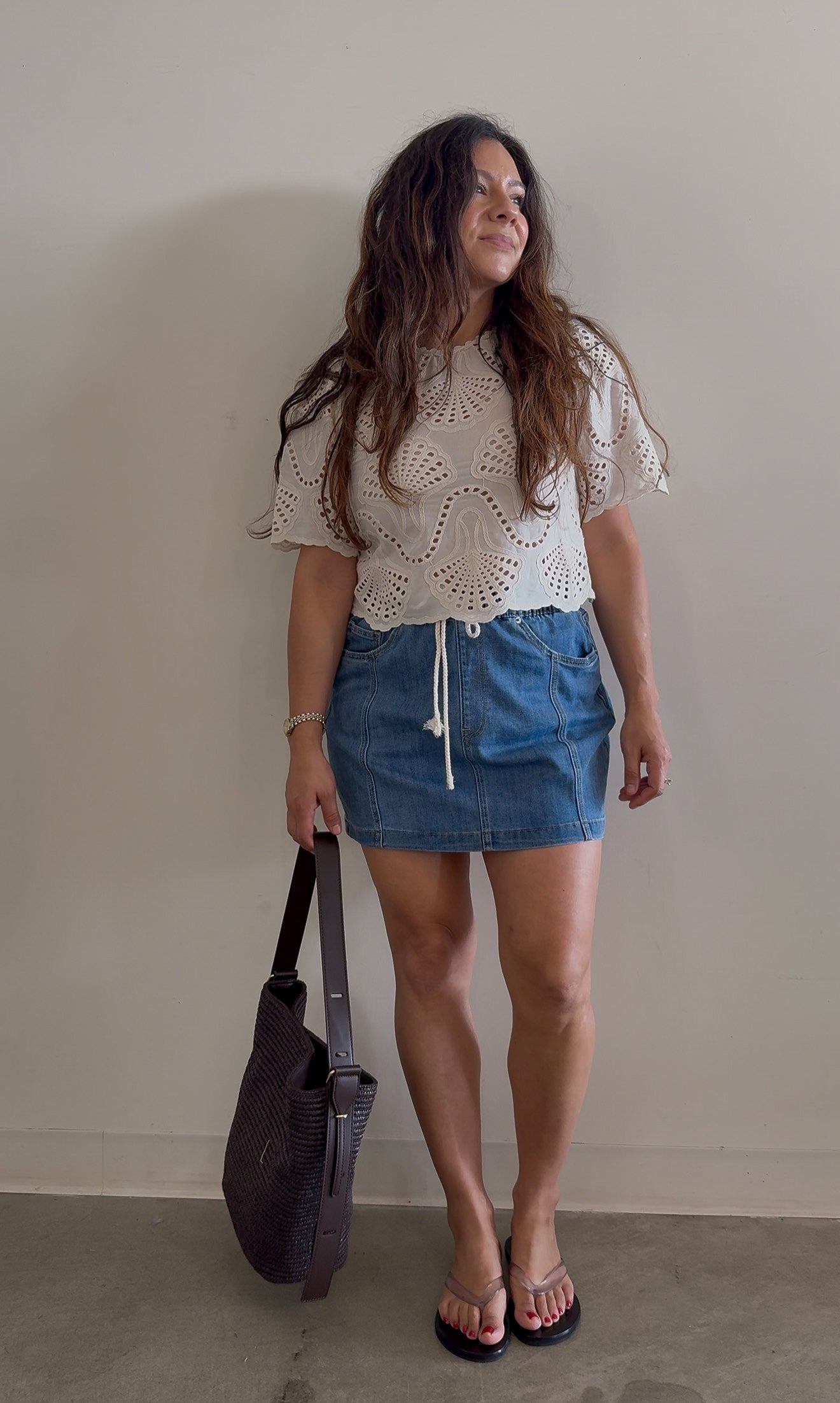 Mini Denim Skirt