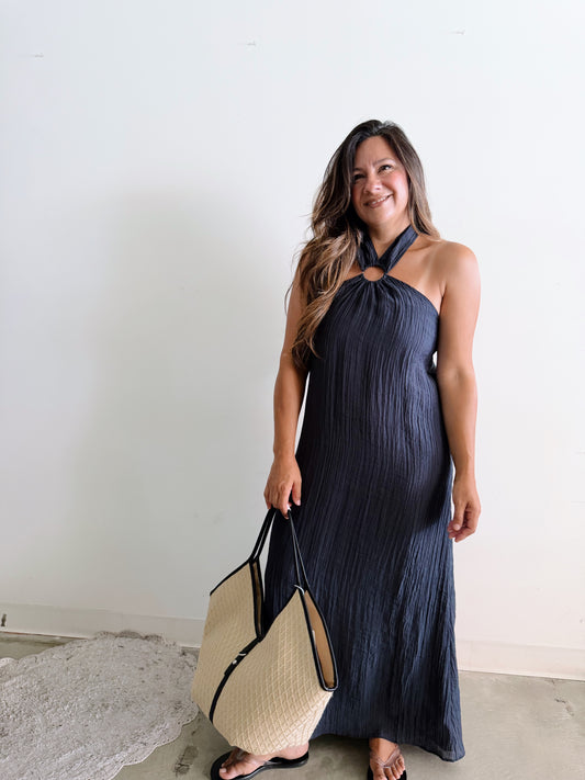 O Ring Maxi Dress