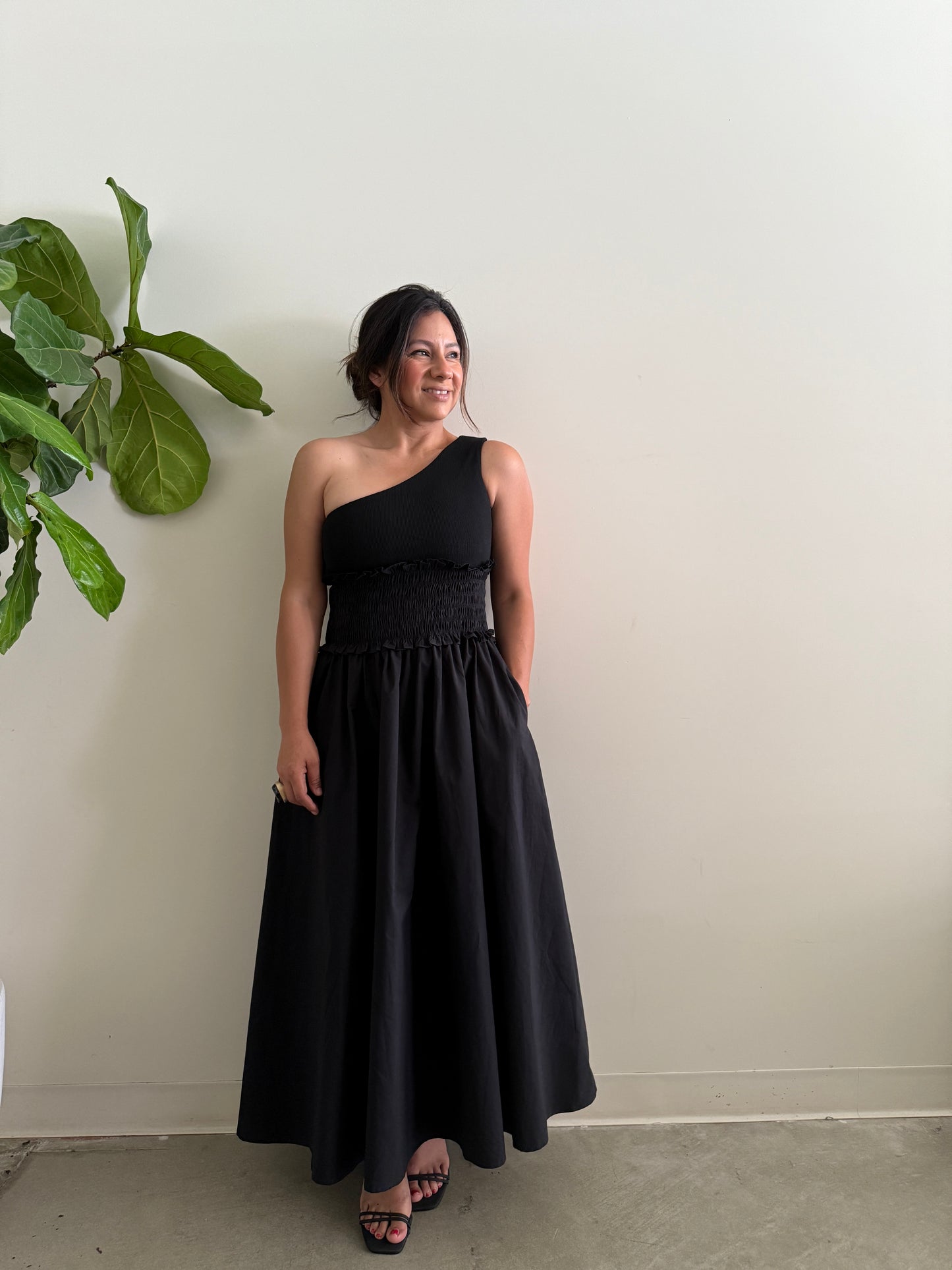 Juliana One Shoulder Maxi