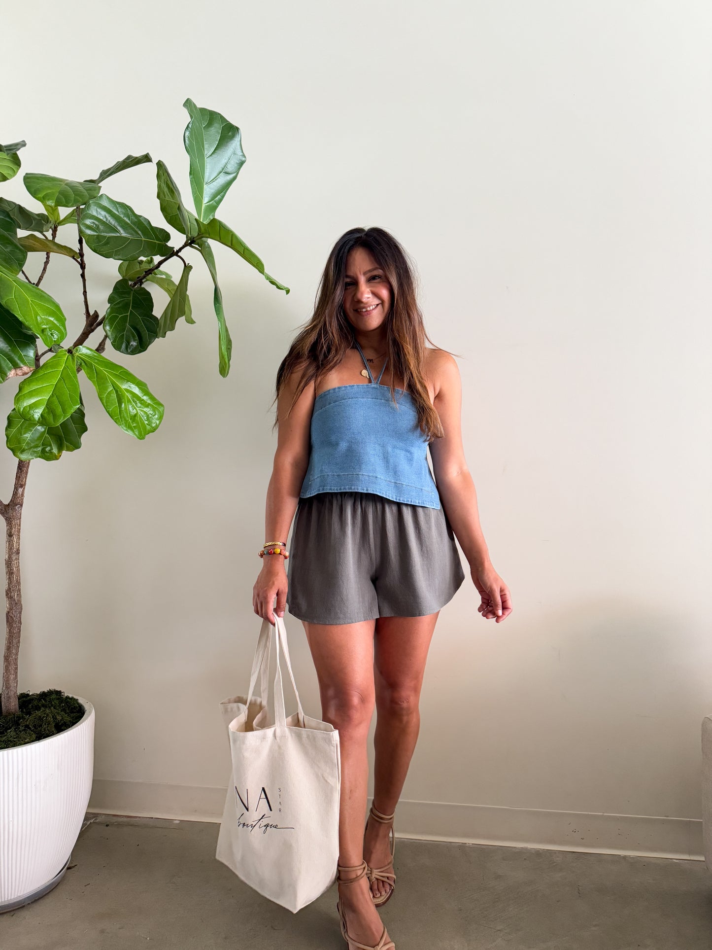 Amory Denim Top