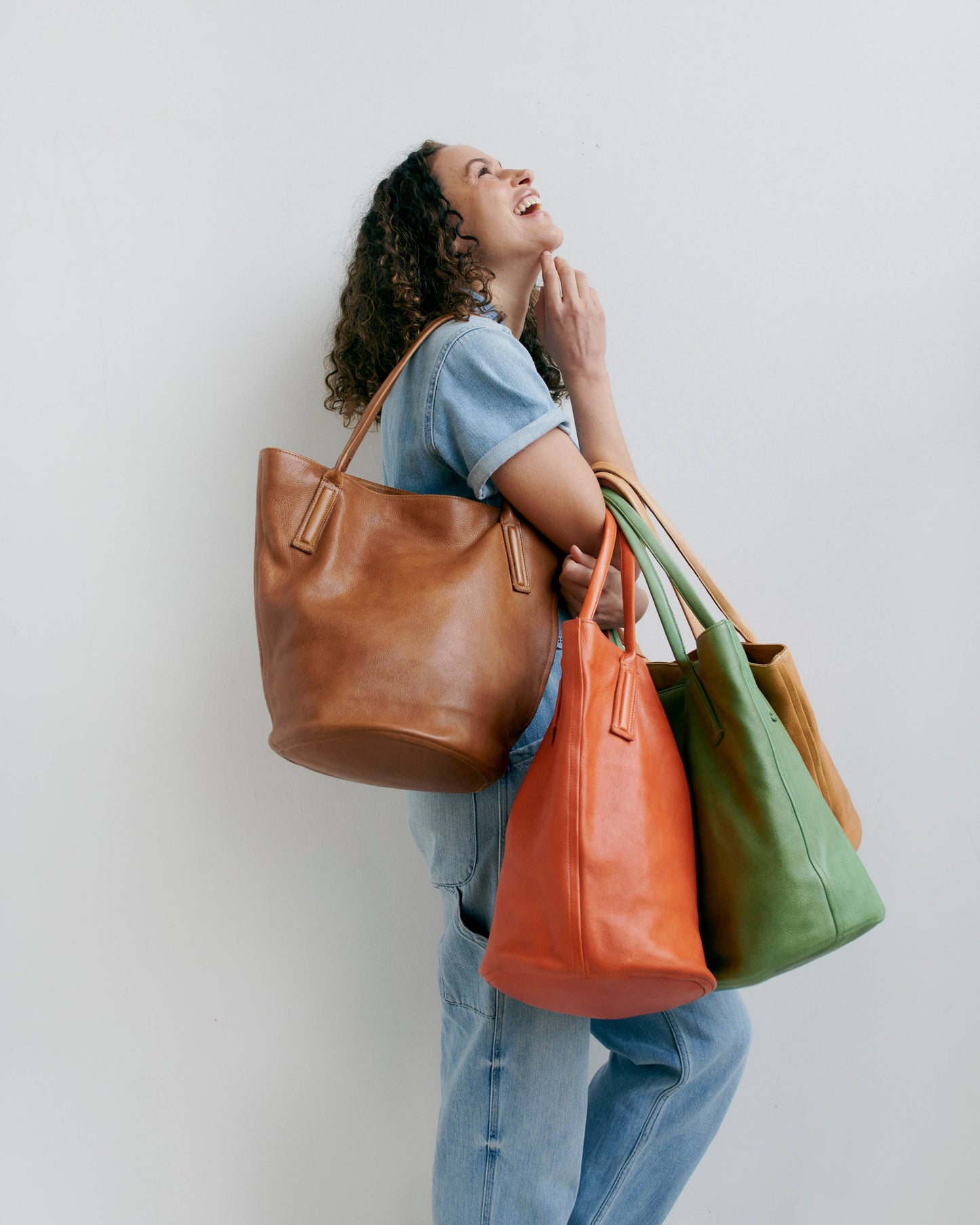 Miles Handcrafted Leather Tote Bags