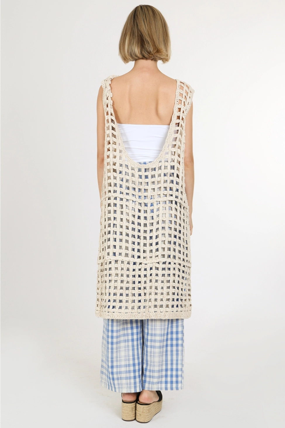Hallow Cable Knit Dress