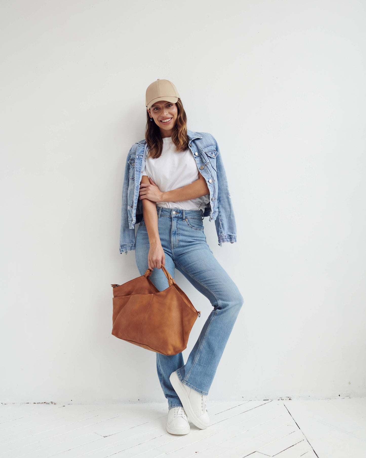 Nelly Handcrafted Leather Tote/Crossbody Bags