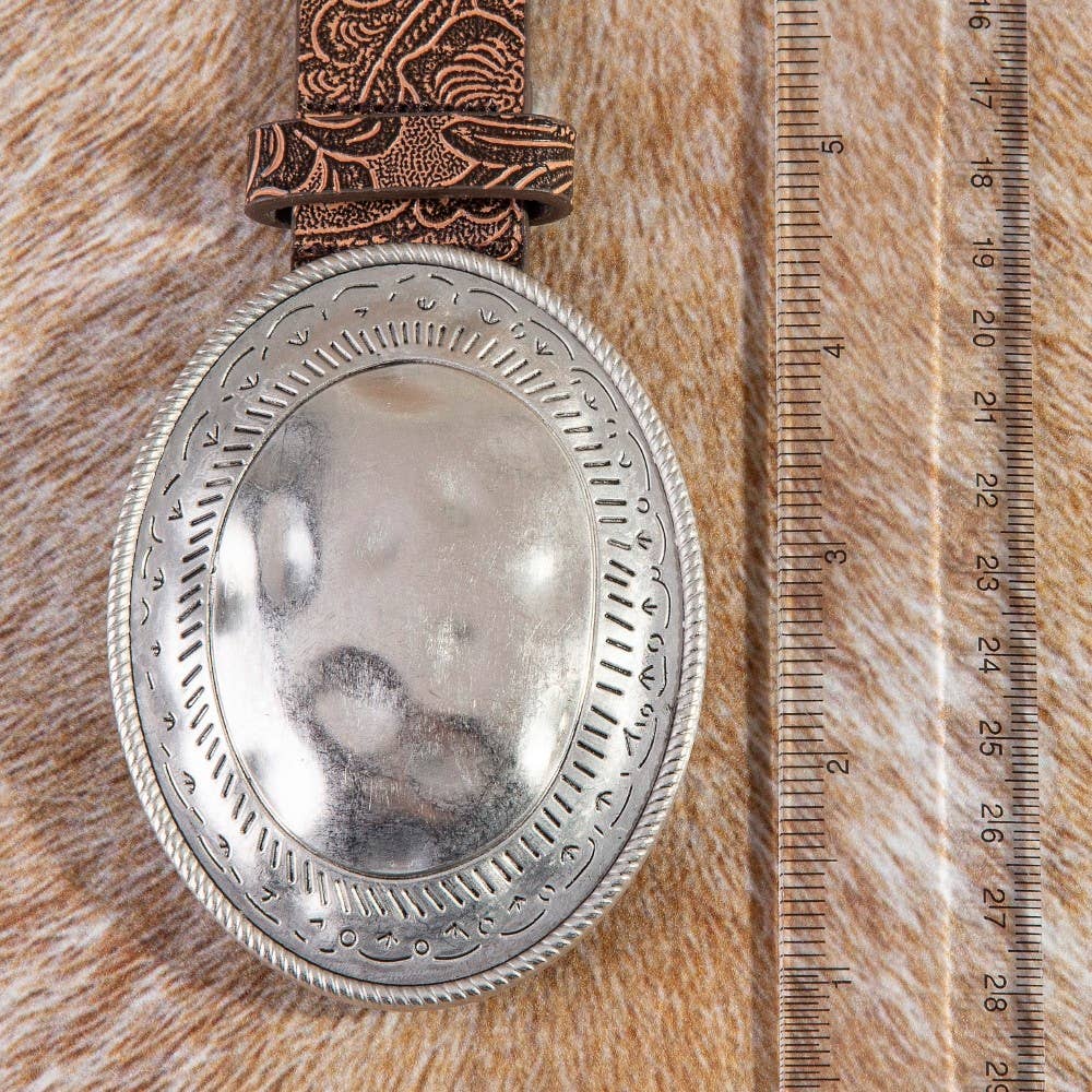 OVAL WESTERN BELT